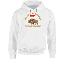 Load image into Gallery viewer, Army - 9th Cavalry Regiment - Buffalo Soldiers W 9th Cav Guidon - Hoodie