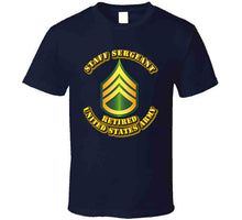 Load image into Gallery viewer, Staff Sergeant - E6 - w Text - Retired - T-Shirts - Classic