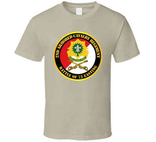 Load image into Gallery viewer, Army - 2nd Armored Cavalry Regiment Distinctive Unit Insignia - Red White - Battle Of 73 Easting T Shirt - Classic