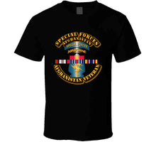 Load image into Gallery viewer, Army - Special Forces w Afghan SVC Ribbons - T-Shirts - Classic