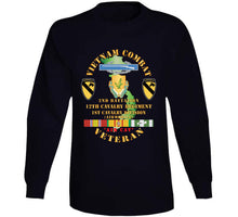 Load image into Gallery viewer, Army - Vietnam Combat Cavalry Veteran W 2nd Bn 12th Cav Regt W Dui - Cib - 1st Cav Div X 300 Classic T Shirt, Crewneck Sweatshirt, Hoodie, Long Sleeve, Mug