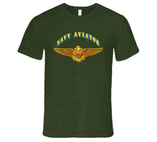 Load image into Gallery viewer, Emblem - Navy - Navy Aviator - T-Shirts - Premium