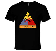Load image into Gallery viewer, Army - 12th Armored Division, "Hell Cat", without Text - T Shirt, Premium and Hoodie