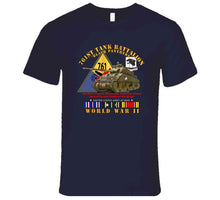 Load image into Gallery viewer, Army - 761st Tank Battalion - Black Panthers - W Tank W Ssi Wwii Eu Svc - T-Shirts - Premium