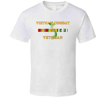 Load image into Gallery viewer, Army - Vietnam Combat Veteran W Vn Svc T Shirt