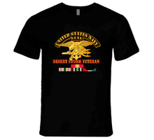 Load image into Gallery viewer, Navy - SEAL - Desert Storm Veteran T Shirt
