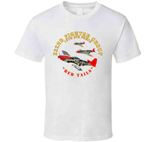 Load image into Gallery viewer, Army - Aac - 332nd Fighter Group - 12th Af - Red Tails T Shirt