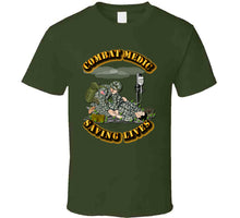 Load image into Gallery viewer, Combat Medic - Saving Lives T Shirt