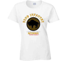 Load image into Gallery viewer, Army - 92nd Infantry Division - Buffalo Soldiers RGB 300DPI Ladies T Shirt