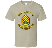 Load image into Gallery viewer, Staff Sergeant - E6 - w Text - Retired - T-Shirts - Classic