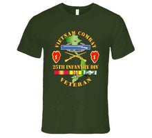 Load image into Gallery viewer, Army - Vietnam Combat Infantry Veteran W 25th Inf Div Ssi V1 T-shirt