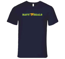 Load image into Gallery viewer, Navy - SOF - Navy Seals - Ribbon T Shirt - Premium