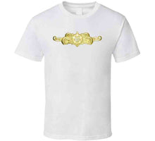 Load image into Gallery viewer, Uscg - Cutterman Badge - Officer - Gold Wo Txt T Shirt
