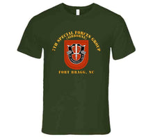 Load image into Gallery viewer, Army - 7th Special Forces Group W Flash - Fbnc T Shirt