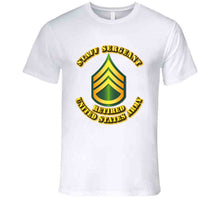 Load image into Gallery viewer, Staff Sergeant - E6 - w Text - Retired - T-Shirts - Premium