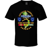 Load image into Gallery viewer, Vietnam Combat, Infantry Veteran, with 23rd Infantry Division, with Shoulder Sleeve Insignia - V1 - T Shirt, Premium and Hoodie