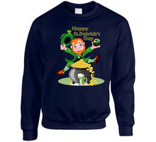 Load image into Gallery viewer, St. Patrick's Day - Leprechaun's - Happy St Patrick's Day - Luck Sweatshirt