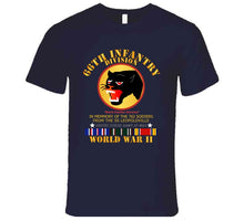 Load image into Gallery viewer, Army - 66th Infantry Div - Black Panther Div - Wwii W Ss Leopoldville W Eu Svc - T-Shirts - Premium
