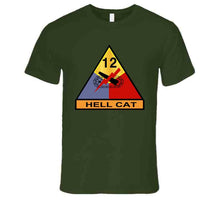 Load image into Gallery viewer, Army - 12th Armored Division, "Hell Cat", without Text - T Shirt, Premium and Hoodie