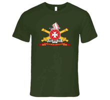 Load image into Gallery viewer, Army - 14th Field Artillery With Branch and Ribbon T Shirt - Premium
