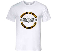 Load image into Gallery viewer, Navy - Surface Warfare Badge - Silver - T-SHIRTS - PREMIUM
