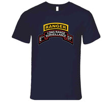 Load image into Gallery viewer, Army - Airborne Ranger - E Company- 51st Infantry (ranger) W Ranger Tab T Shirt
