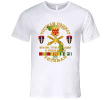Load image into Gallery viewer, Army - Vietnam Combat Veteran W 6th Bn 77th Artillery Dui - Ii Field Force W Vn Svc -T-Shirts - Premium