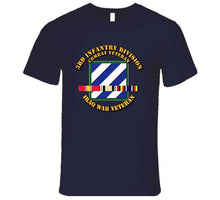 Load image into Gallery viewer, Army - 3rd Infantry Division - Iraq War Veteran With Service Ribbons T-shirt, Hoodie and Premium