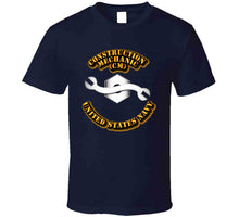 Load image into Gallery viewer, Navy - Rate - Construction Mechanic T Shirt