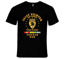 Load image into Gallery viewer, 561st Fighter Squadron - Vietnam War with Service Ribbons - T-Shirts - Premium