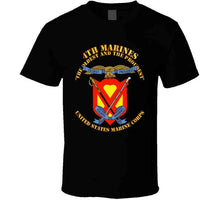Load image into Gallery viewer, Usmc - 4th Marines Regiment, The Oldest And The Proudest - T Shirt, Premium and Hoodie