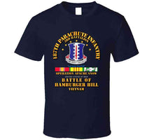 Load image into Gallery viewer, Hamburger Hill, 3rd Battalion, 187th Infantry with Vietnam Service Ribbons - T Shirt, Premium and Hoodie