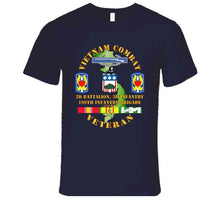 Load image into Gallery viewer, Army - Vietnam Combat Veteran, 2nd Battalion, 3rd Infantry, 199th Infantry Brigade with Vietnam Service Ribbons - T-Shirts - Premium