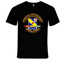 Load image into Gallery viewer, Company C, 52nd Infantry, with Vietnam Service Ribbons - T Shirt, Premium and Hoodie
