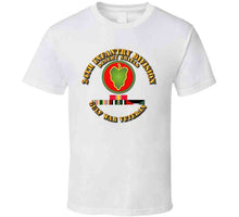 Load image into Gallery viewer, 24th Infantry Division - Desert Shield with Service Ribbons T-Shirt, Premium, and Hoodie