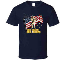 Load image into Gallery viewer, Emblem - Army - God Bless Our Troops - T-Shirts - Classic
