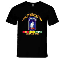 Load image into Gallery viewer, 173rd Airborne Brigade with Vietnam Service Ribbons T Shirt - Premium