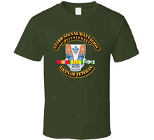 Load image into Gallery viewer, Distinctive Unit Insignia - 523rd Signal Battalion, (Divisional) with Vietnam Service Ribbons - T Shirt, Premium and Hoodie