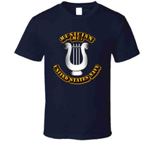 Load image into Gallery viewer, Navy - Rate - Musician - T-SHIRTS - CLASSIC