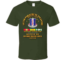 Load image into Gallery viewer, Hamburger Hill, 3rd Battalion, 187th Infantry with Vietnam Service Ribbons - T Shirt, Premium and Hoodie