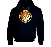 Load image into Gallery viewer, Army - 3rd Armored Cavalry Regiment Dui - Red White - Blood And Steel - Hoodie