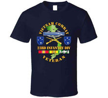 Load image into Gallery viewer, Vietnam Combat, Infantry Veteran, with 23rd Infantry Division, with Shoulder Sleeve Insignia - V1 - T Shirt, Premium and Hoodie