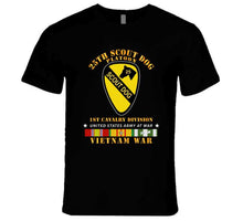 Load image into Gallery viewer, Army - 25th Scout Dog Platoon 1st Cav - Vn Svc T Shirt, Hoodie and Premium