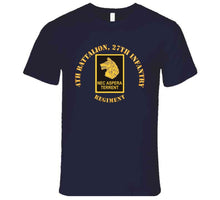 Load image into Gallery viewer, Army - 4th Battalion 27th Infantry W Dui X 300 T Shirt