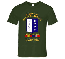 Load image into Gallery viewer, Army - US Army Peace Keeping, Operation Joint Guardian, Kosovo, with Kosovo Service Ribbons - T Shirt, Premium and Hoodie