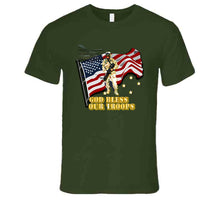 Load image into Gallery viewer, Emblem - Army - God Bless Our Troops - T-Shirts - Premium
