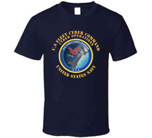 Load image into Gallery viewer, Navy - U.s Fleet Cyber Command X 300 T Shirt