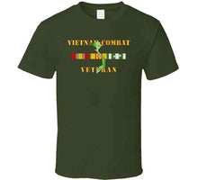 Load image into Gallery viewer, Army - Vietnam Combat Veteran W Vn Svc T Shirt