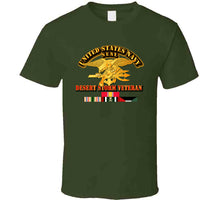 Load image into Gallery viewer, Navy - SEAL - Desert Storm Veteran T Shirt