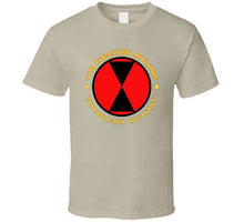 Load image into Gallery viewer, Army - 7th Infantry Division, (Hourglass Division) without background - T Shirt, Premium and Hoodie